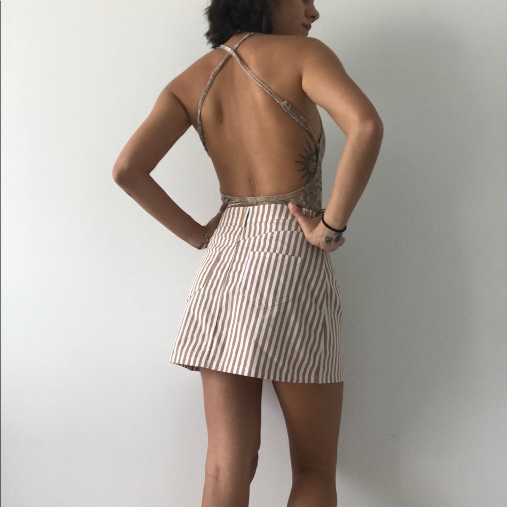 lowback velvet bodysuit